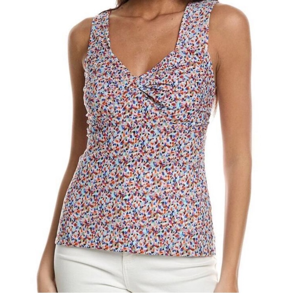 CAbi Colorful Patterned Tank‎ Top Style 6314